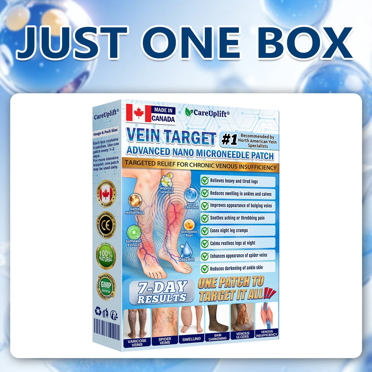 🇨🇦👨‍⚕️👍✅𝐂𝐚𝐫𝐞𝐔𝐩𝐥𝐢𝐟𝐭® VeinTarget Microneedle Patch⚡Instant Relief, Long-Term Results