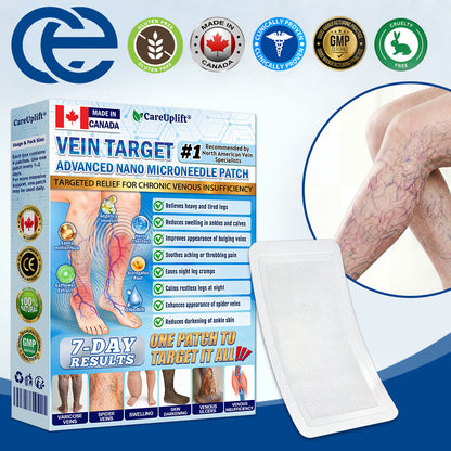 🇨🇦👨‍⚕️👍✅𝐂𝐚𝐫𝐞𝐔𝐩𝐥𝐢𝐟𝐭® VeinTarget Microneedle Patch⚡⚡Instant Relief, Long-Term Results